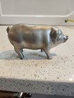 Vintage Woodbury Piggy Bank Pewter