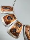 Vintage Rare Sharon Sandoval Sterling copper Storyteller Signed Necklace Navajo