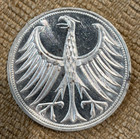 Germany 5 Mark 1966 F - Bu - Silver