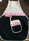 Bag Works Embroidery Blanks - Apron With Ribbon Trim   1 Potholder