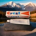 Nice  Vintage 1960s Crest Toothpaste New unused- Original Box-with Instructions 