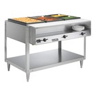 Vollrath 38103 Servewell   Electric Three Pan Sealed Well Hot Food Table - 120v