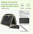 Soft-sided Pet Carrier Bag For Small Dogs   Cats Travel Tote Mesh     Black