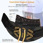 Copper Back Brace For Lower Back Pain With Composite Support Technology For H   