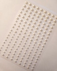 Craftbuddy Us 171pcs Mixed Sizes 3 4 5  6mm Self Adhesive Ivory Pearl Gems  Diy