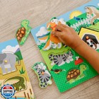 Melissa And Doug Wooden Peg Puzzle 4-pack For Toddler And Preschool Boys And 