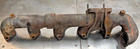4936789 Rear Cummins 4992857 Front Isl Diesel Engine Exhaust Manifold 2 Piece