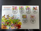 Myanmar Butterfly Species First Day Cover Set 10 Sets Available 