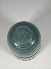 Vintage H C Co Glass Insulator Blue Green Hemingray Style Beehive H On Top