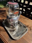 Vintage 1940s Atlas Bantam 5   Peanut Vending Machine Glass Globe Working