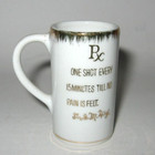 Vtg South Of The Border Ceramic Mug Shot Glass South Carolina Humorous Rx