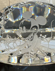 Disney Waterford Crystal Mickey Ears Cast Member Retirement Award With Base Read