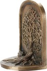 Tree Of Life Bookends  Antique Brass  2 Decorative Bookends Cast Iron  Non-slip