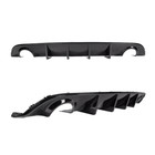 Rear Bumper Glossy Black Diffuser Lip Pp Valance For 2015-23 Dodge Charger Srt
