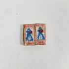 2 Vintage Cracker Jack Box Charms Toy Premium Prizes Miniature Plastic Paper 