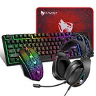 4 In1 Pc Gaming Keyboard Mouse   Headset Set Rgb Led Gamer Bundle And Mouse Pad