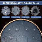 Steel Tongue Drum 15 Notes 14 Inch D-key Panda Balmy Drum Percussion Instrument
