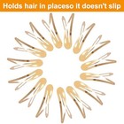 30 Pieces 3 1 Inch Large Snap Hair Clips  Nonslip Barrettes Hair Gold