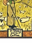 St Drogo Patron Saint Of Coffee Wood Plaque Taos Nm Catholic Coffee Gift 2012