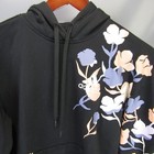 Adidas Floral Graphic Hoodie Pullover Sweatshirt Athleisure Comfy Womens M