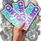 Personalized Vinyl Stickers - Custom Decals  Labels  Upload Photo text logo - Uv