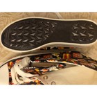 Gira Sole Fast Food Print High-top Sneakers Womens 40 Black New Canvas Graphic