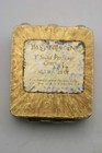 Vintage Yves St Laurent Y Solid Perfume Wood   Gold Tone Compact
