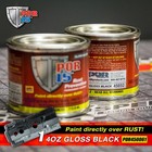 New Por 15 45032  4oz Can Gloss Black Rust Preventative Paint  45006 