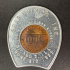 Graf Coin Keep Me And Never Go broke Encased 1967 Lincoln Wheat Cent Lucky Token