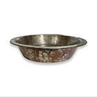 Antique Hand Hammered Tinned Copper Bowl Middle Eastern Ottoman Style 8   