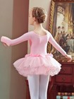 Girls Elegant Ballet Dress Dance Dress Sports Gymnastics Practice Dance Tights