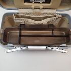 Vtg Samsonite Silhouette Train Case Burgundy Vanity Travel Case W  Tray No Key