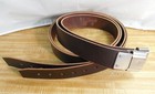 Usa Handmade Western Stirrup Leathers _ 2  X 66  Medium Oil Brown With Buckles