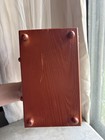Singer Wooden Red Expandable Sewing Box Vintage Style Storage Organizer Wood
