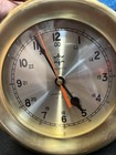 Vintage Brass Porthole Replica Maritime Clock Battery Operated Good Condition