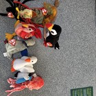 Ty Beanie Babies Plush Lot Of 9 Stuffed Animals W  Heart Tags  Toucan