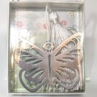 Kate Aspen Butterfly Bookmark W  Tassel     Silver Metal Gift Boxed     New 2 5 