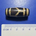 24 Tibetan Bead Old Agate 6 Eyed Ancient Dzi Pure Amulet Necklace Tibet Eyes       