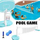 Swimline Swimming Pool Basketball Hoop Volleyball Net Game For In-ground Pools