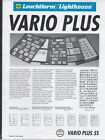 Lighthouse Vario Plus Stamp Album Stock Pages 5 Rows 5 Black Double Side Sheets
