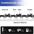 Mini Chainsaw Chain 6 Inch Replacement Guide Saw Chain For 6 Inch Mini Cordless 