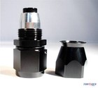 An-12  12an Jic-12   Straight Ptfe Stealth Black Hose Fitting