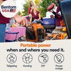 2 500-watt Gas Powered Portable Inverter Generator - Lightweight And Compact Des