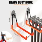 Heavy Duty Garage Storage Hooks 2 Pack Utility Steel Garage Tool Organizer Wa   