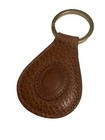 Mark Cross Leather Key Fob Designer Key Chain Mark Cross Gift Keychain Euc