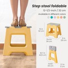 Compact Step Stool Foldable  12-1 2-inch Step Stools For Adults Up To 330 Pou   