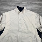 Footjoy Dryjoys Jacket Mens Large Beige Full Zip Mock Windbreaker Golf Rain Coat