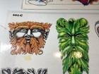4 Sheets Of  Traditional Vintage Classic Tattoo Production Flash Art  9 99 ea  