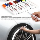 12pcs Waterproof Permanent Paint Marker Pen For Car Tyre Tire Tread Rubber Metal