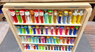 Pez Dispenser Display Case Keep Pez Dust Free Wall Hanging Item Unfinished